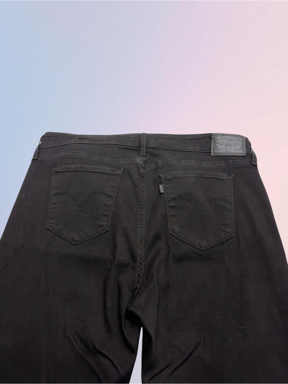LEVI’S 711 SKINNY Women’s 33 Black Jeans - Picture 3 of 3
